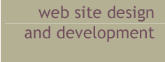 web site design and development
